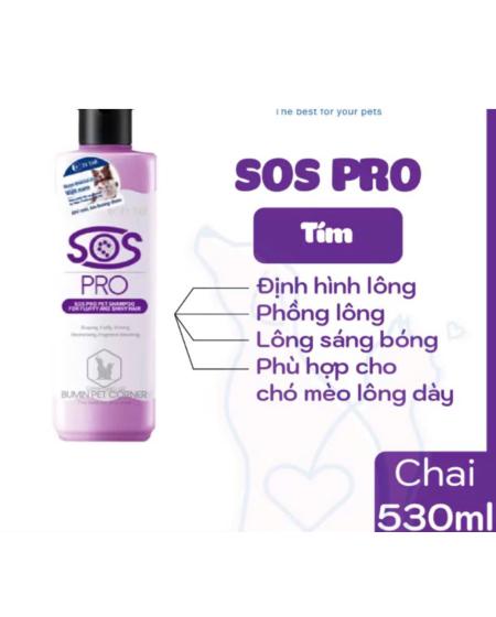 Sữa tắm SOS pro bồnh bềnh tím
