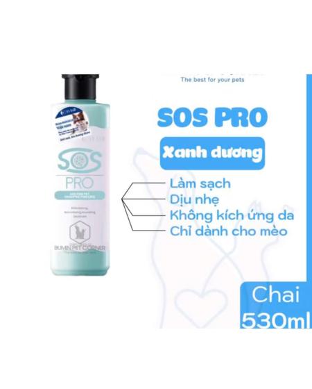 Sữa tắm SOS pro xanh dương 