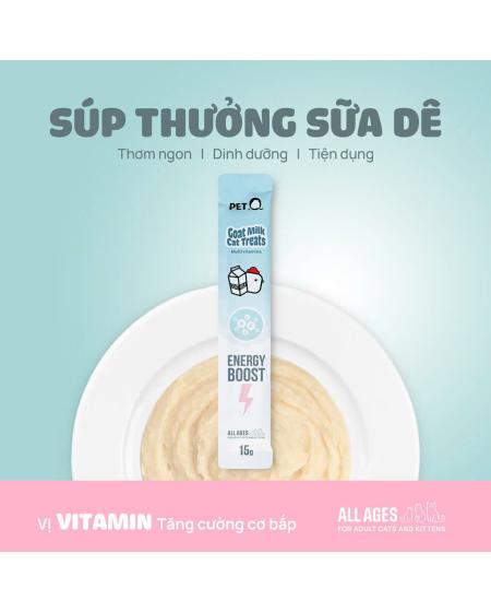 Súp thưởng PET Q vị dầu cá cơ bắp