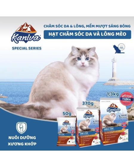 Hạt KANIVA cho mèo tốt cho da, lông vị cá ngừ, cá biển 1.3kg