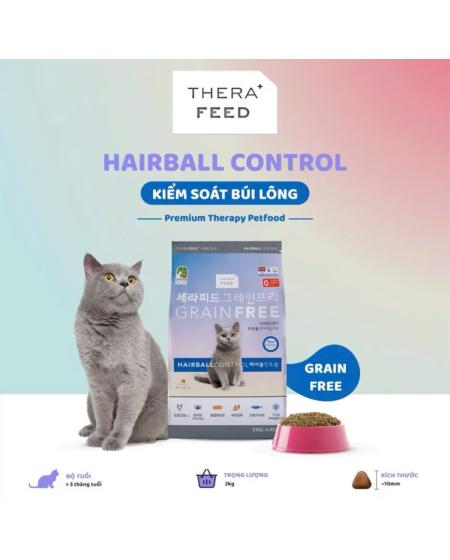 Hạt thera+feed ngăn ngừa búi lông mèo 2kg 