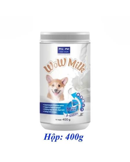 Sữa dog wow milk 400g pro pet