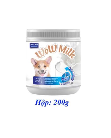 Sữa dog wow milk 200g pro pet